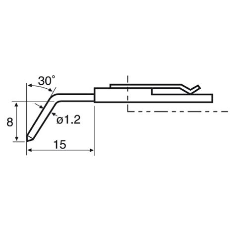 Stylus/Roughness ML=22, MLE=15, B=9.2, DSE=1.2 - Surface styli angled ...