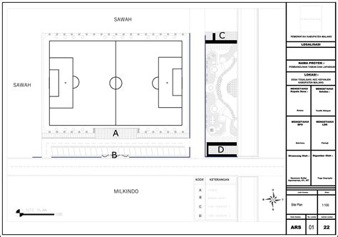 LAPANGAN SEPAK BOLA DAN TAMAN PUBLIK DESA TEGALSARI, KEPANJEN ...