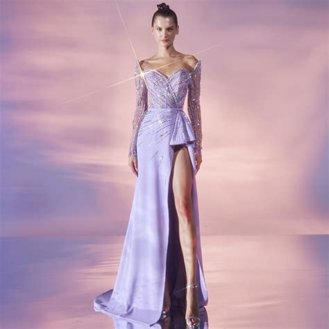 Long Lavender Cady Dress