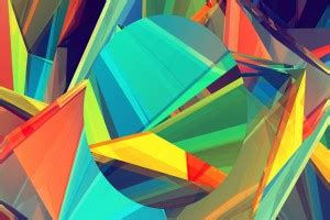 Exclusive AZOHP4187 Colorful Shapes Full HD Poster Latest Best New 3D ...