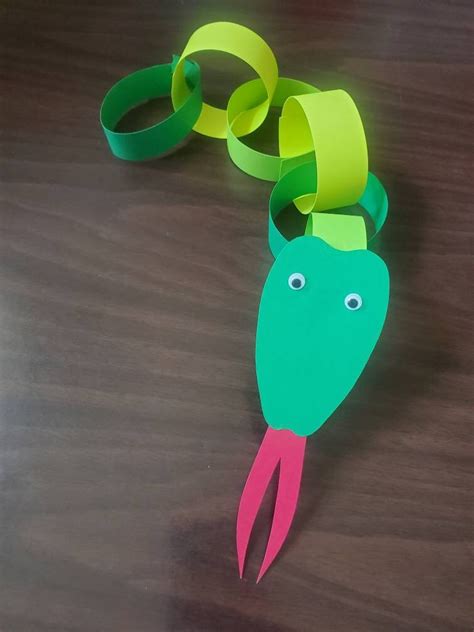 Image result for Paper Chain Snake Craft