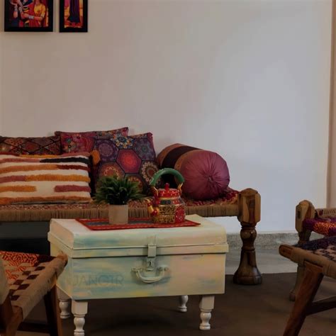 Natural Jute Weave Charpai Bed: Wooden Charpai Khatiya