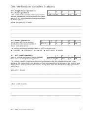 Discrete Random Variables Statistics 的图像结果