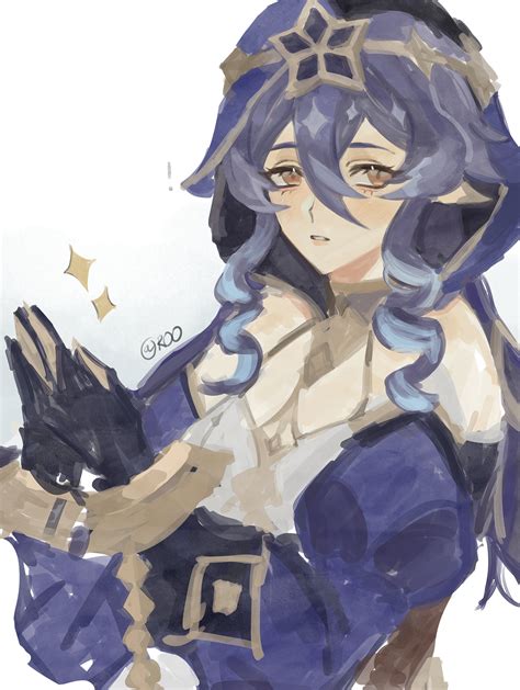 layla (genshin impact) drawn by roo_(ahiruu6) | Danbooru