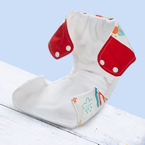 Mama Bear Reusable Cloth Diapers - Pack of 3 Diapers, Freesize, for ...