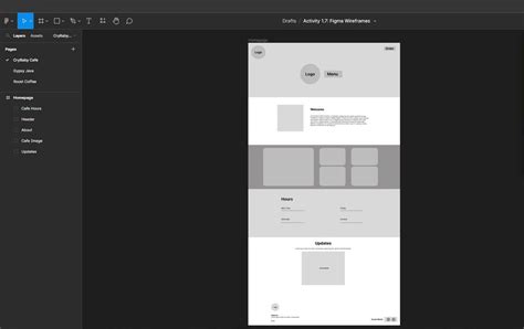 Figma Tutorial Wireframe 的图像结果