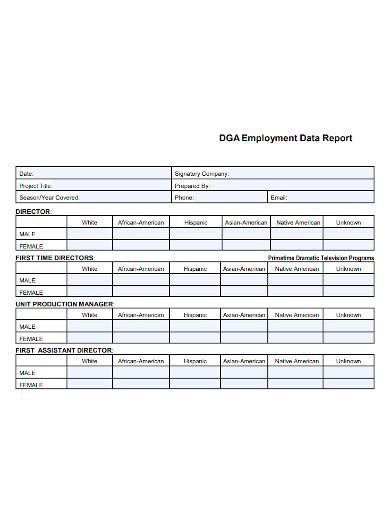 Image result for Data Report Sample