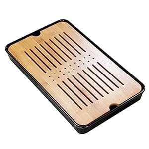 SAI INDER KALA® Kung Fu GongFu Tea Table Serving Tray Drainage Type ...