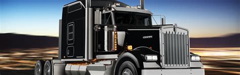 Download wallpaper road, movement, black, truck, chrome, tractor ...