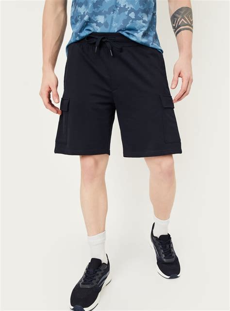 Buy Men Solid Sports Cargo Shorts Online at just Rs. 599.0 ...