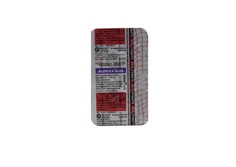 Alprax 0.25mg Tablet: View Uses, Side Effects, Price & Substitutes