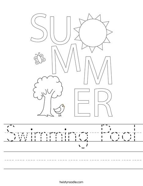 Swim Worksheet 的图像结果