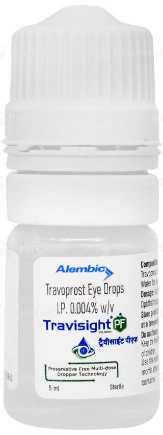Travisight Pf Eye Drops 5ml - Uses, Side Effects, Dosage, Price | Truemeds