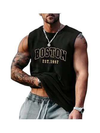The Modern Soul Men Cotton Blend Athletic Gym Tank Tops Sleeveless ...
