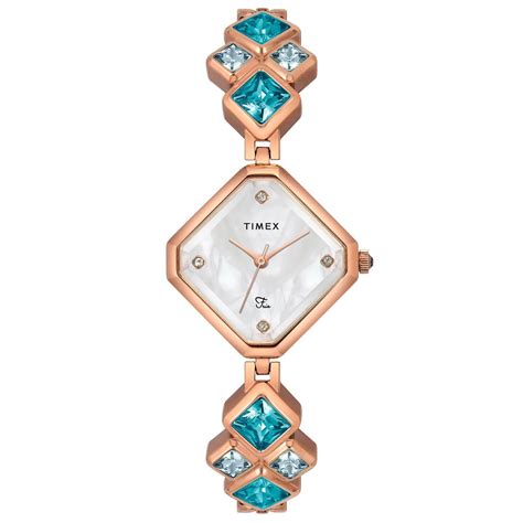 TIMEX FRIA WOMEN'S WHITE DIAL ROUND CASE 3 HANDS FUNCTION WATCH TWEL17 ...