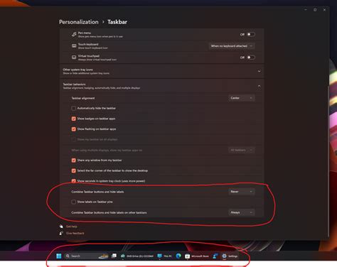 Image result for Combine Taskbar Buttons