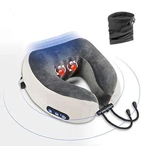 Travel Neck Pillow Massagers with Bandana | Neck Gaiter Face Mask ...