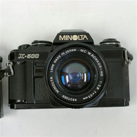 Yahoo!オークション - MINOLTA X-500 X-7 XE 0.08 1.4/50 3.5/200 他 ...