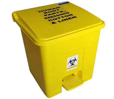 Bio Medical Waste Dustbin - Bio Medical Waste Bin 32 Ltr Manufacturer ...