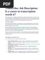 Image result for Gotranscript Test Job for Transcriber