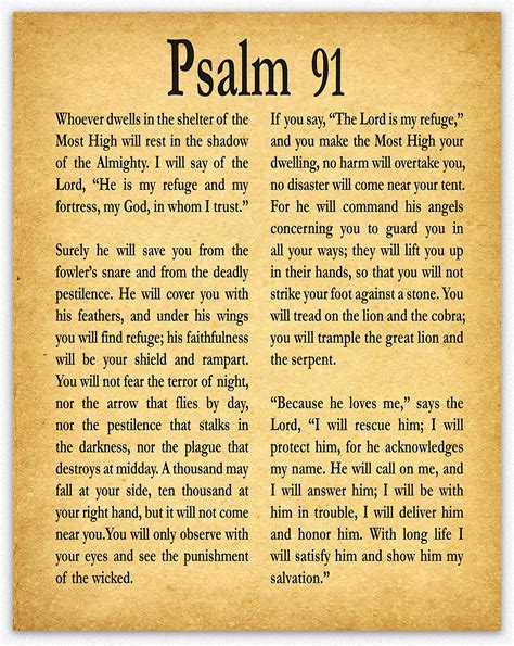 Psalm 91 Afbeeldingen