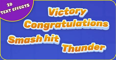 Unity3D Text Effects 的图像结果