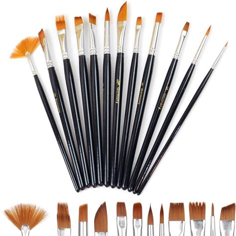 Buy Doutop Gouache Paint Brush Pens Set Acrylic Paint Professional ...