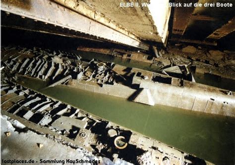 Three U Boats missing until 1985 when found in the Elbe U-boat bunker ...