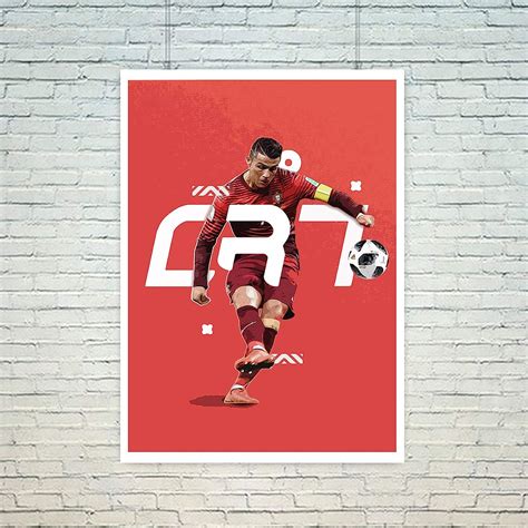 Art Bundle The Cr7-Ronaldo Rolled Poster For Office Decor & Room.Wall ...