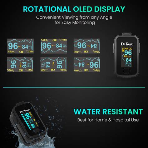 Dr Trust USA Fingertip Pulse Oximeter Sp02 | Oximeter Machine