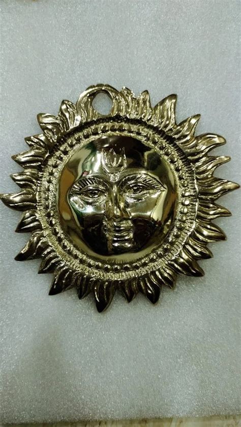 Vastu Brass Metal Remedies Sun, Moon Infinity - SSV Sun Copper 6 Inch ...
