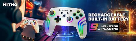 NiTHO NEXUS Wireless Controller for PC, Windows, Switch & Switch 2, iOS ...