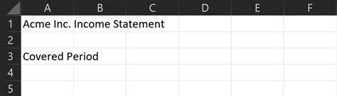 Image result for How to Create Income Statement in Excel