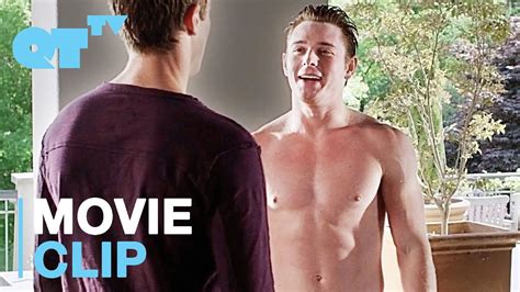 PrideStudios - Stepdad Aaron Trainer Barebacks His Cute Jock's Stepson's Tight Ass Vector Art
