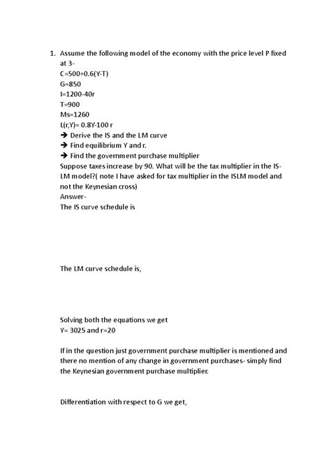 Questions done in DS - aacddcdcd - Assume the following model of the ...