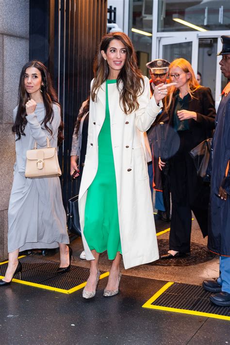 Amal Alamuddin Style Amal Clooney Storms NYC In Style