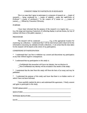 Fillable Online openanthropology CONSENT FORM TO PARTICIPATE IN ...