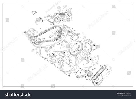 Image result for Engine Exploded View