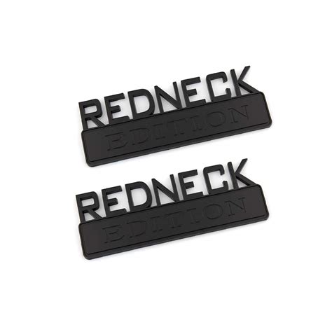 2X Redneck Edition Emblem Truck Sticker Replacement For F-150 F250 F350 ...