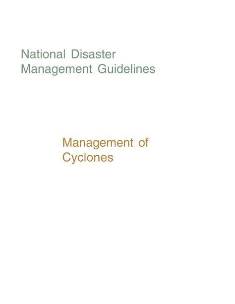 4 - hgygtyyyty - i National Disaster Management Guidelines Management ...