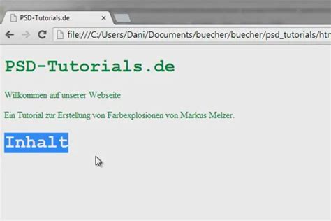 Image result for Tutorial HTML CSS Deutsch