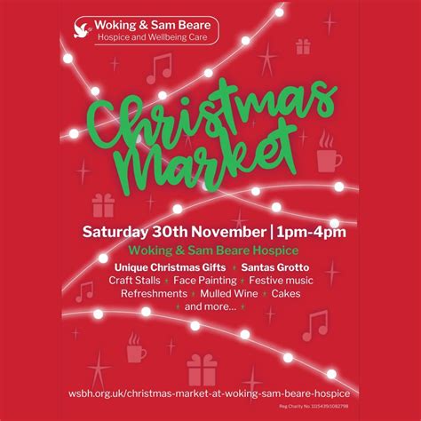 Woking & Sam Beare Hospice Christmas Market, Goldsworth Park Centre ...