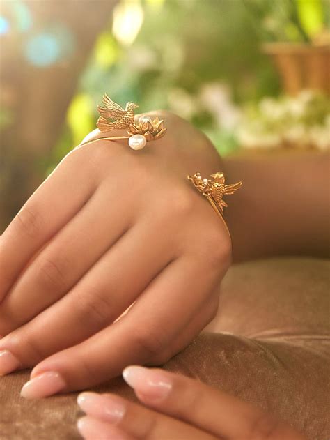 Gold Plated Handcrafted Brass Hoop Earrings