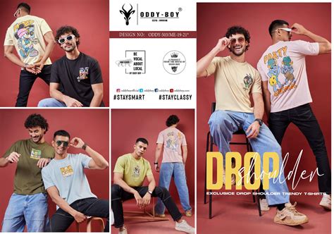 Drop Shoulder Me-19-21 503 Oddy Boy Imported Mens Tshirts Wholesale Ra ...