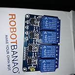 Robotbanao Optocoupler 4 Channel 5V Relay Module Control for Arduino ...