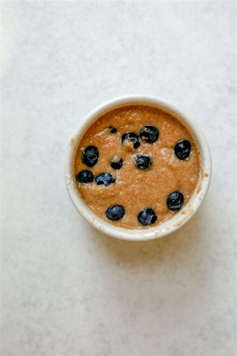90-Second Irresistible Blueberry Muffin in a Mug - The Toasted Pine Nut