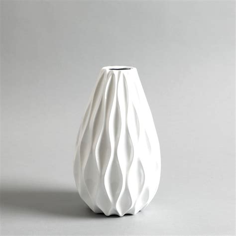 Ocean Wave Small Vase- White – Home4u
