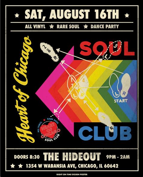 8/16 Heart of Chicago Soul Club: All Vinyl, Rare Soul, Dance Party, The ...