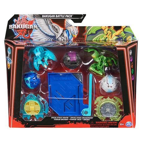 Buy Spin Master Bakugan Blue Base Battle Pack Action Figure Set ...