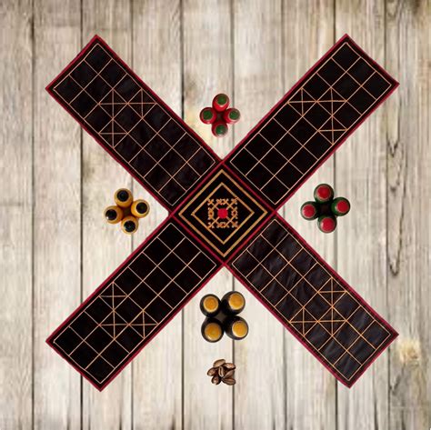 Buy Techno Traditional Indian Ludo Game, Chausar/Pachisi, 4 Players ...